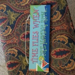 Handpainted Wooden Hanging Sign